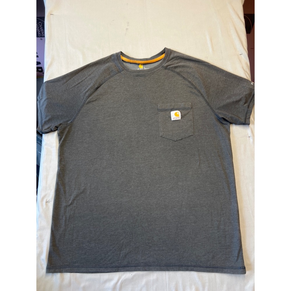 Carhartt Force Relaxed Fit Pocket T-Shirt Mens Large Gray 100410-026
